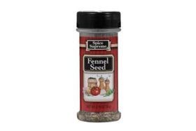 Spice Supreme Fennel Seed - 2.75 Ounces