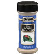 Spice Supreme Ground Black Pepper, Pure - 3 Ounces