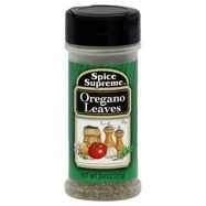 Spice Supreme Oregano Leaves - 0.75 Ounces