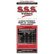 SSS Tonic High Potency Iron/B-Vitamin Supplement - 10 Fluid Ounces