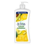 St Ives Body Lotion, Hydrating, Vitamin E & Avocado - 21 Fluid Ounces
