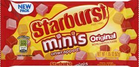Starburst Fruit Chews, Original, Minis, Unwrapped! - 1.85 Ounces