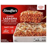 Stouffer's Lasagna, with Meat & Sauce, Party Size - 90 Ounces