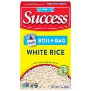 Success Boil-in-Bag White Rice, Enriched, Precooked - 4 Bags