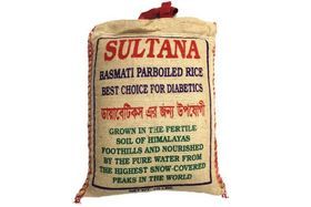 Sultana Basmati Parboiled Rice - 10 Pounds