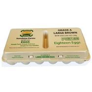 Sunshine Farms Large Brown Eggs - 18 Pack