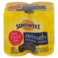 SUNSWEET Amaz!n Prune Juice - 4 x 7.5 Fluid Ounces