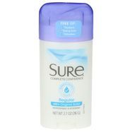 Sure Anti-Perspirant & Deodorant, Original Solid, Regular Scent - 2.7 Ounces