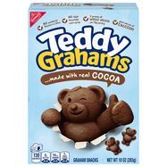 Teddy Grahams Graham Snacks, Chocolate - 10 Ounces