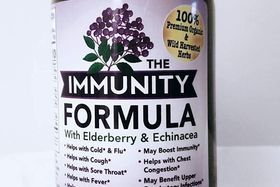 The Flat Belly Immunity Formula with Elderberry and Echinacea Supplement - 8 Fluid Ounces
