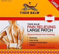 Tiger Balm Pain Relieving Patch, Large - 4 Patches
