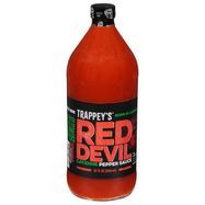 Trappeys Red Devil Pepper Sauce, Cayenne - 32 Fluid Ounces