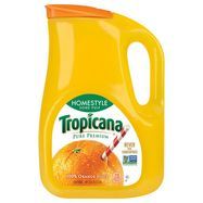 Tropicana Pure Premium 100% Juice, Orange, Homestyle, Some Pulp - 89 Fluid Ounces