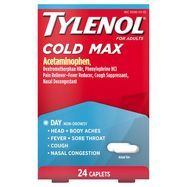 Tylenol Cold, Multi-Symptom, Daytime, for Adults, Caplets - 24 Caplets