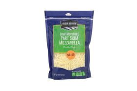 Urban Meadow Low Moisture Part Skim Shredded Mozzarella Cheese - 8 Ounces