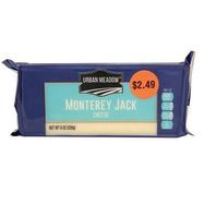 Urban Meadow Monterey Jack Cheese - 8 Ounces