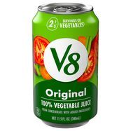 V8 100% Vegetable Juice, Original - 11.5 Fluid Ounces