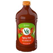 V8 100% Vegetable Juice, Spicy Hot - 64 Fluid Ounces