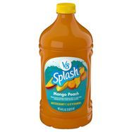 V8 Splash Flavored Fruit Beverage, Mango Peach - 64 Fluid Ounces