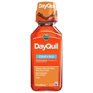 Vicks DayQuil Cold & Flu, Multi-Symptom Relief - 12 Fluid Ounces