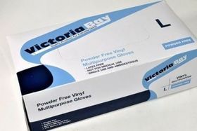 Victoria Bay Large Powder Multipurpose Vinyl Gloves - 100 Count