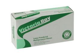 Victoria Bay Latex Powder Free Small Box Gloves - 1 Pack