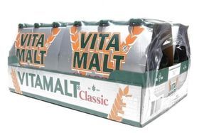 Vita Malt Classic Case 24 Bottles - 6 Pack (330 Milliliters Each)