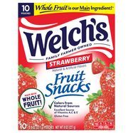 Welch's Strawberry Fruit Snacks - 10 x 0.8 Ounces
