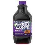 Welchs 100% Juice, Fiber, Grape - 64 Fluid Ounces