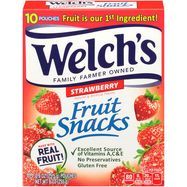 Welchs Fruit Snacks, Strawberry - 10 x 0.9 Ounces