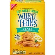 Wheat Thins Snacks, Ranch - 9 Ounces