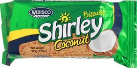 Wibisco Biscuits, Shirley, Coconut - 3.7 Ounces