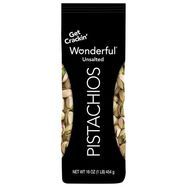 Wonderful Pistachios, No Salt - 16 Ounces
