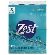 Zest Refreshing Bars, Aqua - 8 x 4 Ounces